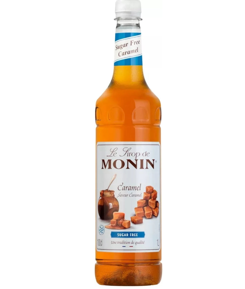 MONIN Sugar Free Caramel Syrup - 1 Litre