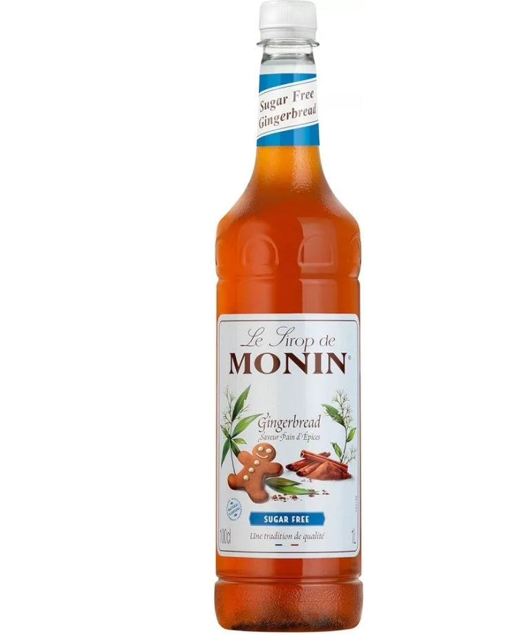 MONIN Sugar Free Gingerbread Syrup - 1 Litre