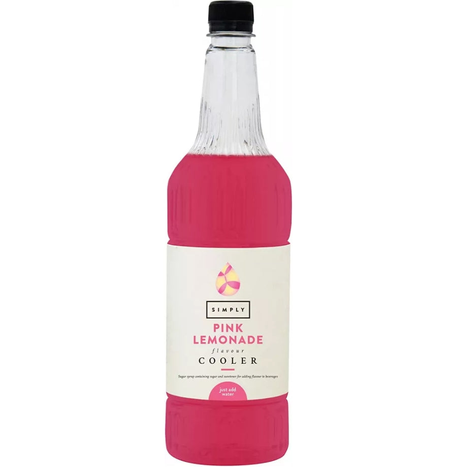 Simply Pink Lemonade Cooler Syrup - 1 Litre
