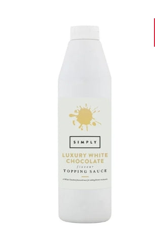 Simply Luxury White Chocolate Topping Sauce 1kg