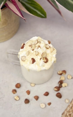 Simply White Chocolate Topping Sauce with Hazelnut Flavouring 1kg