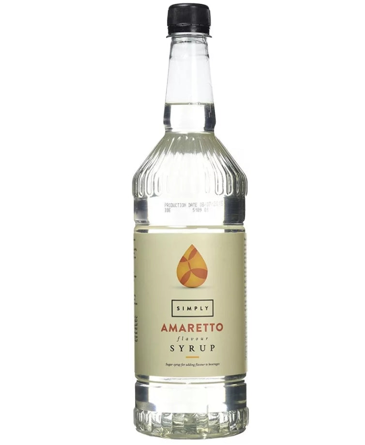 Simply Amaretto Syrup - 1 Litre